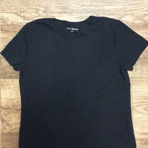 Croft and barrow XS black tee
